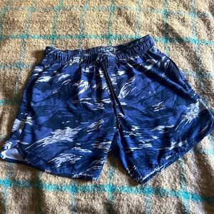 NFQ blue camo men’s shorts, size L
